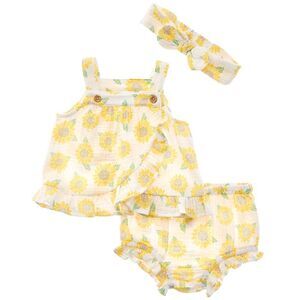 Little Me Sunflower Sunsuit Headband